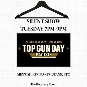 TOP GUN DAY Silent Show Sale - Tuesday 7pm-9pm Men's Shirts Jeans Pants Shorts